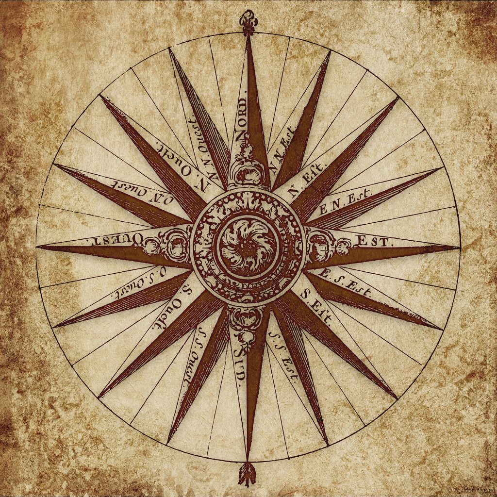 Vintage Compass Rose image