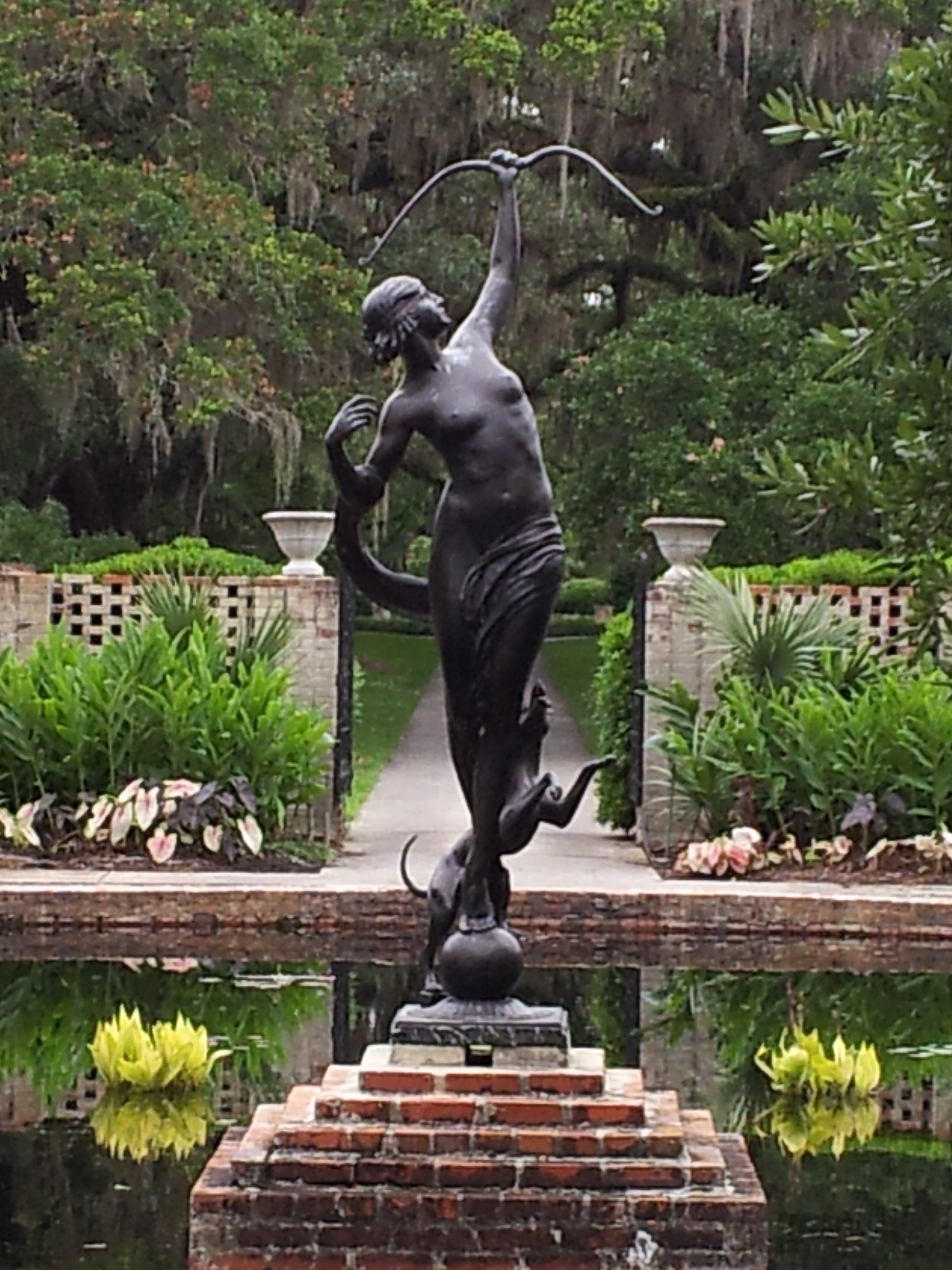 Diana of the Chase by Anna Hyatt Huntington (sculpture)