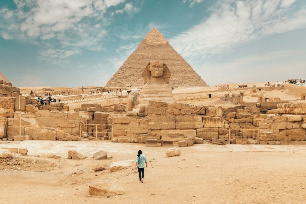 Ancient History image - Pyramid & Sphinx